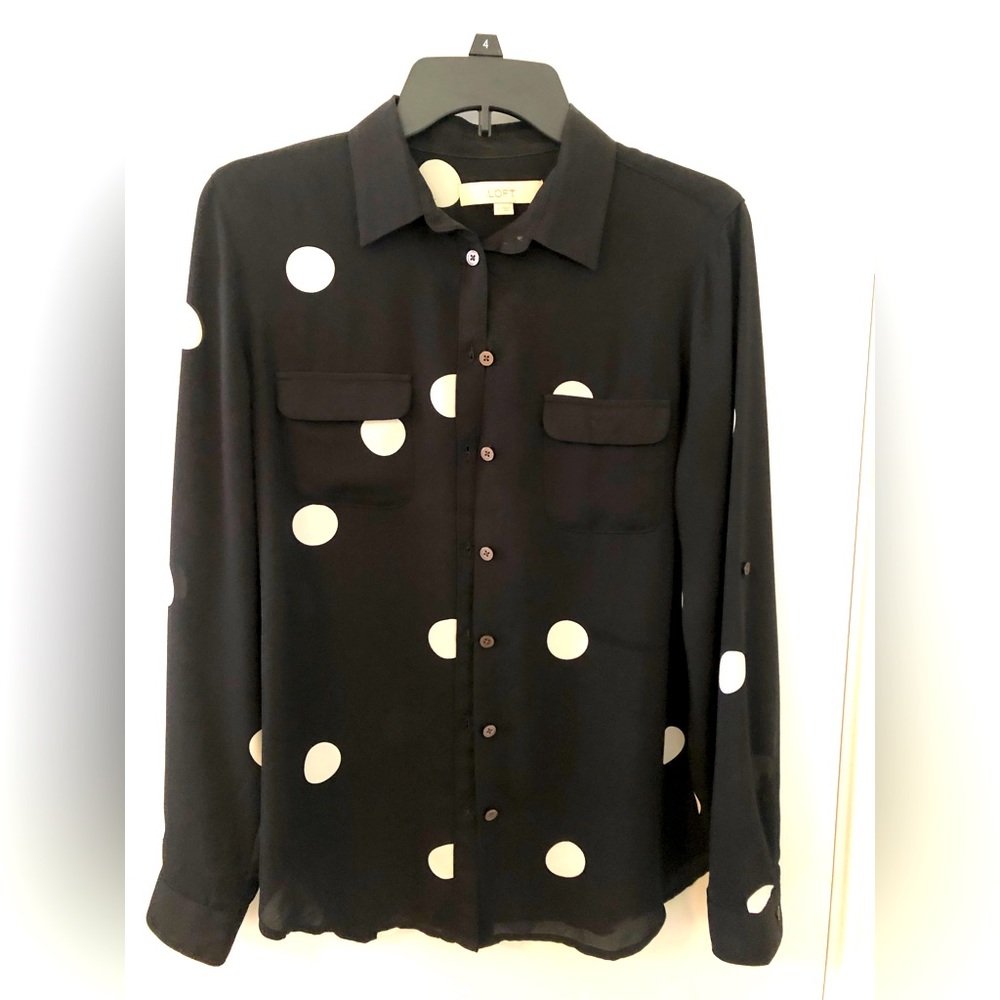 LOFT blouse. Sx S Black